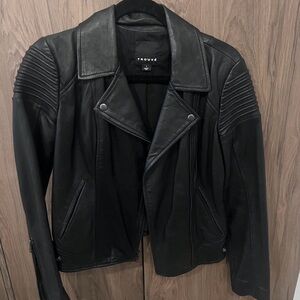 Trouve Black Leather Jacket